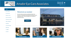 Desktop Screenshot of amadoreyecare.com